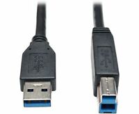 Кабель USB 3.0 A (штекер)/USB 3.0 B (штекер), 1.5 м, для передачи м синхронизации данных, для принтера HP, Canon, Lexmark, Samsung, CyberPower